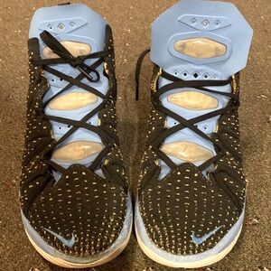 Nike Lebron XVIII 18 Retro Lakers Heritage CQ9283-006 Black Blue Shoes Mens 11